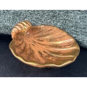 Stangl Granada Gold Shell Dish Vintage